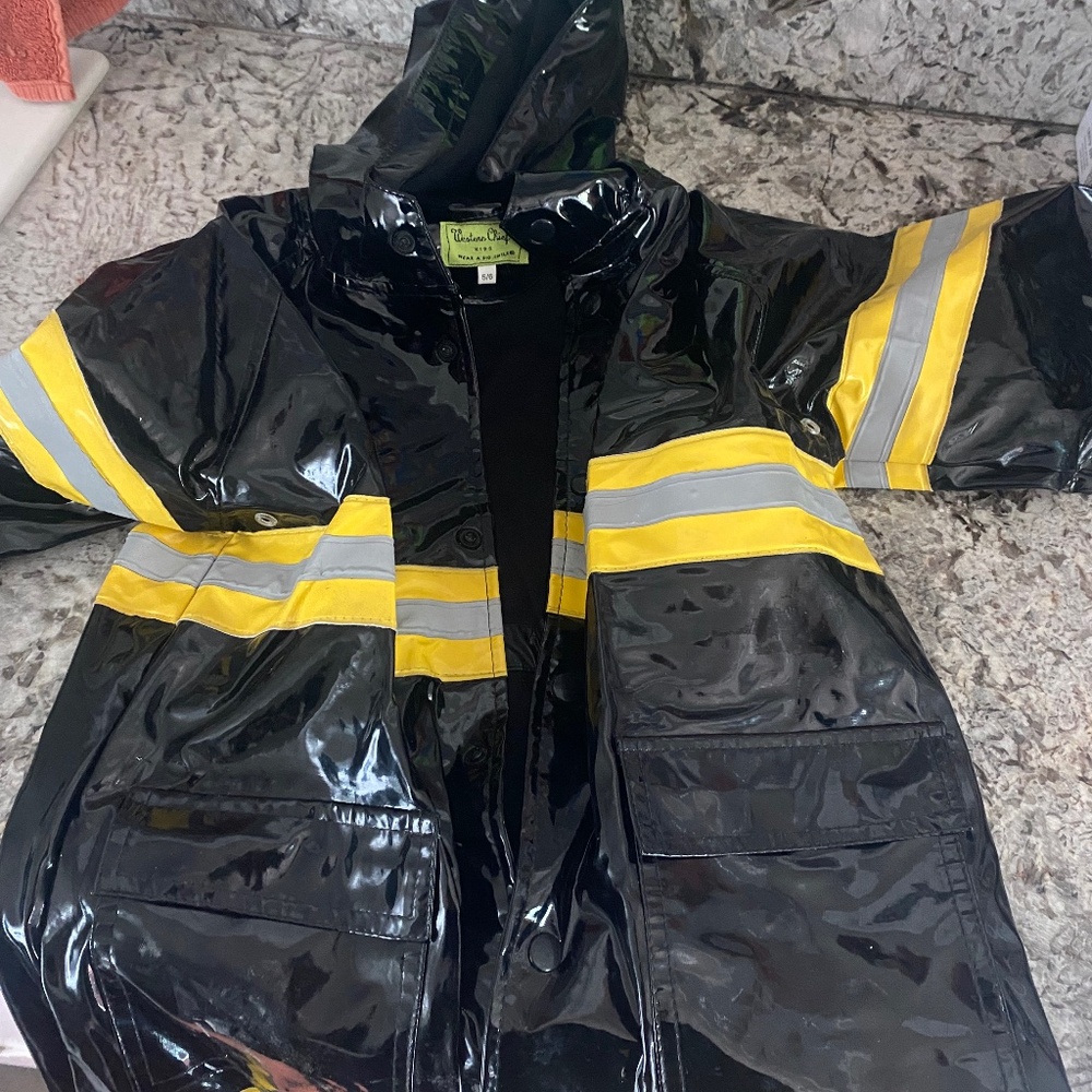 Kids raincoat or  firemen costume coat